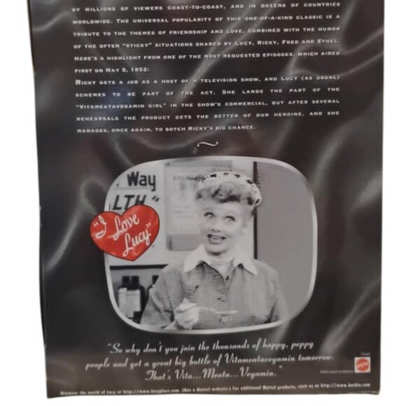 I Love Lucy Doll - Collector Edition Episode 30!! VINTAGE!!! FREE SHIPPING - Picture 11 of 11